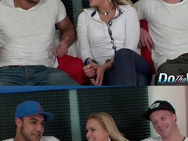 Blond Wife Barra Brass Has Her Butt Screwed and Creampied