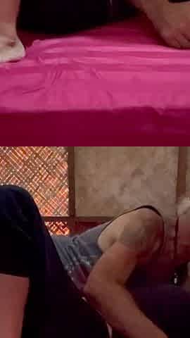 Horny Neighbour - Come in and Fuck Me From Behind, Cums Fast Inside Me