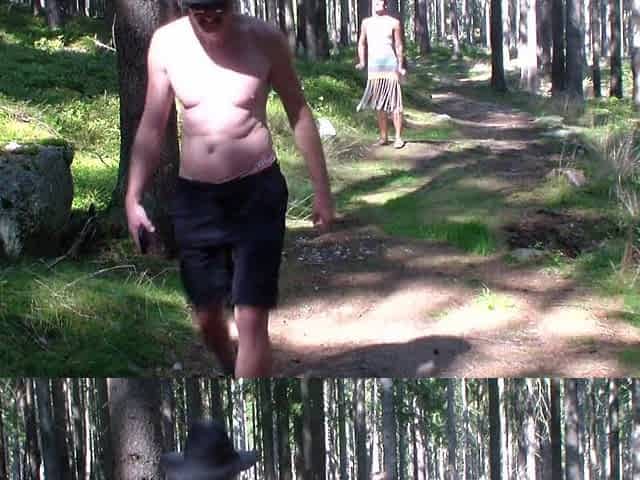 Nature erotic shooting in the forrest - part 1
