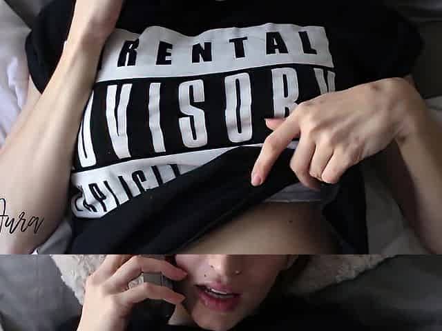Phone sex with your girlfriend