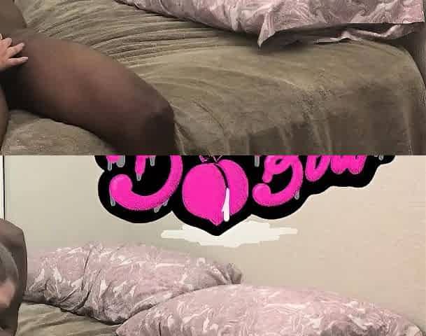 Glam blonde ass cumshot after hardcore anal