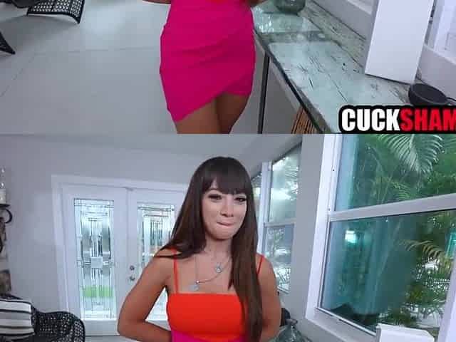 Cuckold spouse sharing wife with their poolboy