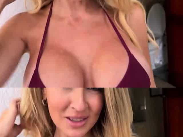 Blonde MILF Step Mom Vacation Accident - Big Tits Blowjob