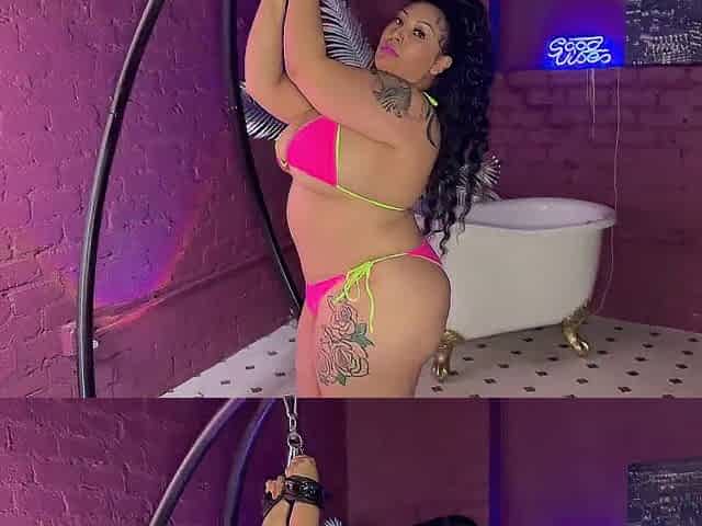 Thicc Latina Squirts in Sex Club