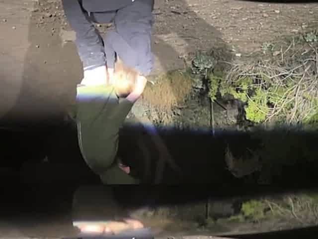 Pulled Over to Fuck Blonde Babe on the Roadside