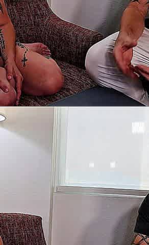 Latina MILF Fucked Bts During Interview and Gets Backshot