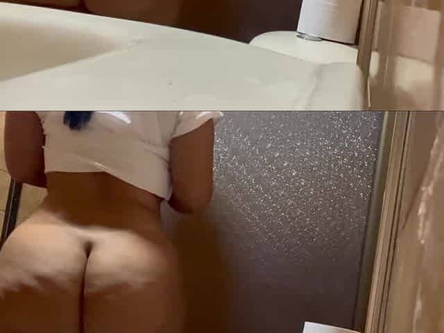 Random honeys pee in public restrooms