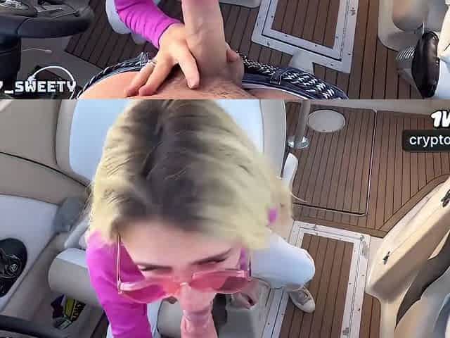 Boat penetrate with real couple, spontaneous orgy and enormous dick, taut pussy! Naughty captain's secret...