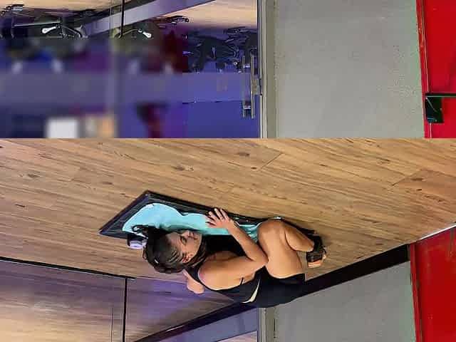 Lalin girl's Gym Warm-Up Leads to Intensive Creampie!