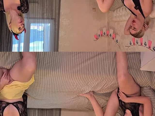 I Couldnt Resist My Fake Twin We Play And Finger Ourselves Until Orgasm. Halloween 2025