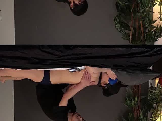 Gorgeous Women Blindfolded, For A Healing Massage