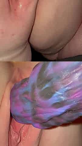 Wife and large vibrator