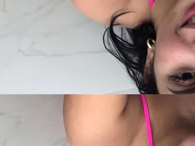 HUGE BOOBS Latina Drenched In Hot Piss
