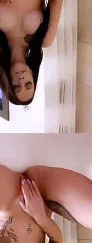 Close up amateur masturbating solo