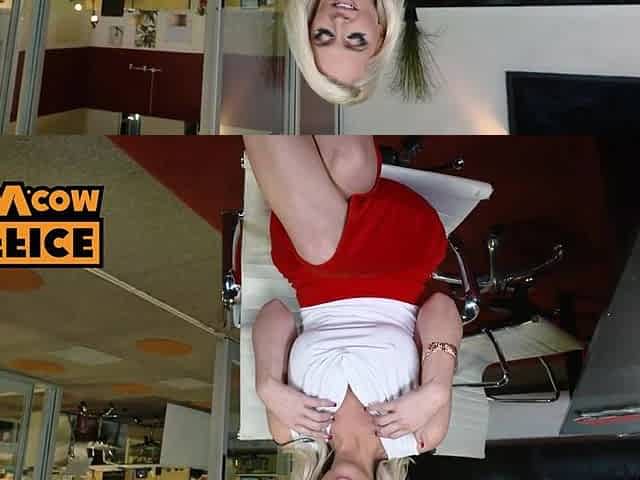 Alena Croft keeps her naughty promise and screws u in the office
