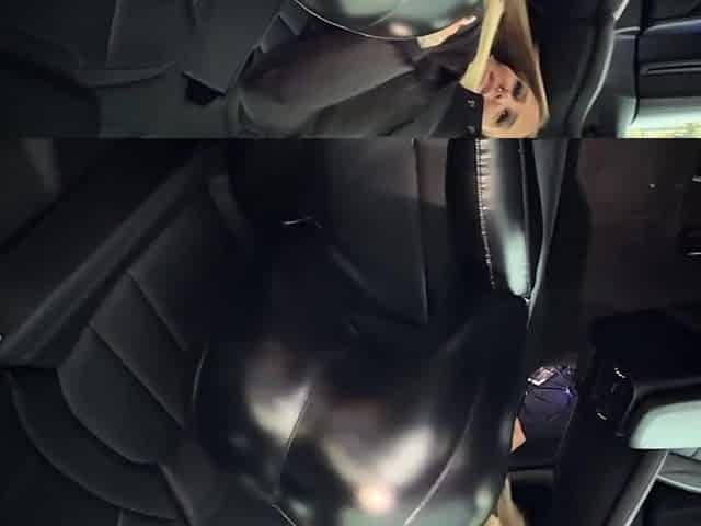 FICK MICH IN BUBBLE BUTT LEGGINGS XXL Facial per Anhalter