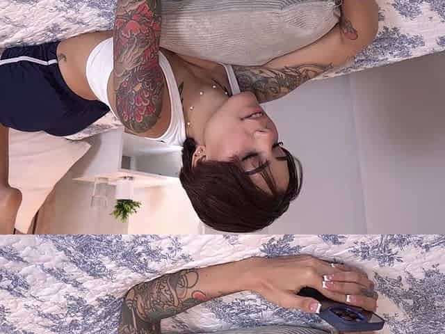 Tattooed Girl Calls Her Trusted Doctor to Help Her with the Lack of Sex.