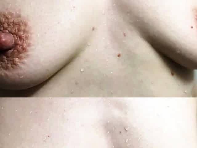 British Amateur MILF Claire's Saggy Small Tits