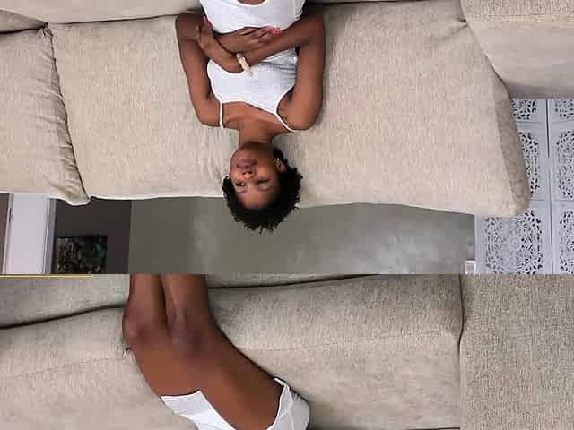 Skinny HAIRY Pussy Black Amateur Rides European BWC