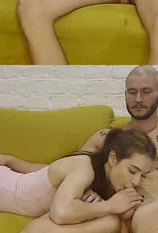 Petite Eastern European Teen Matty Mila Blowjob in the Pose
