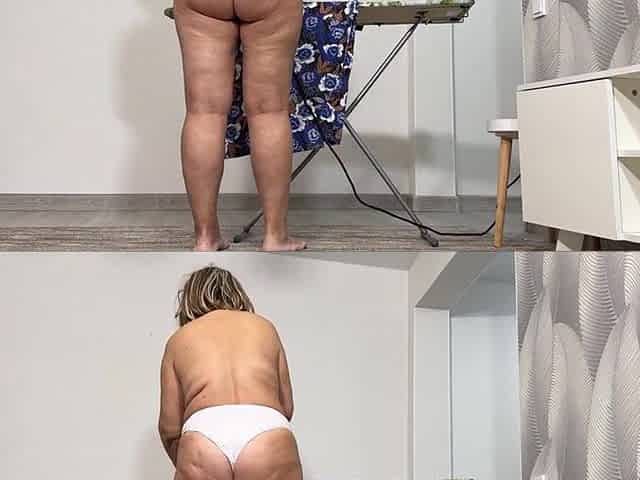 older mother i'd like to fuck at home is not shy about wearing pants