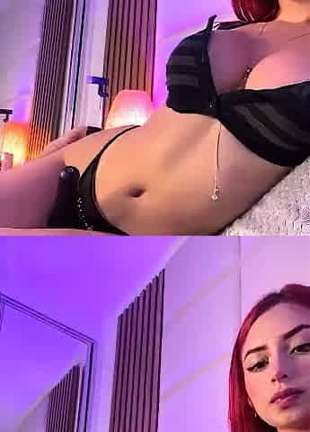 Great Big Boobs On Masturbating Redhead