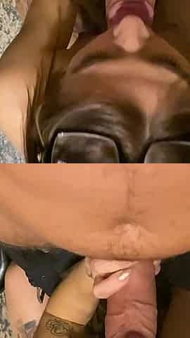 Slutty Waitress Sucking My Cock in the Restaurant's Toilet!