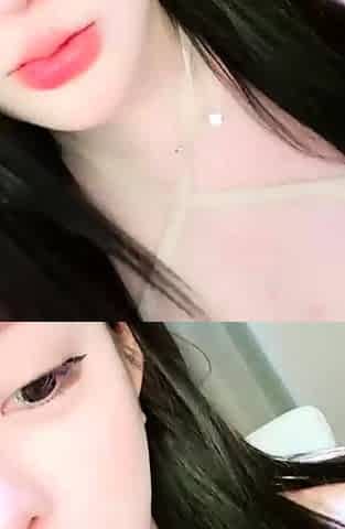Close up Asian sex scene with cunt around her dick