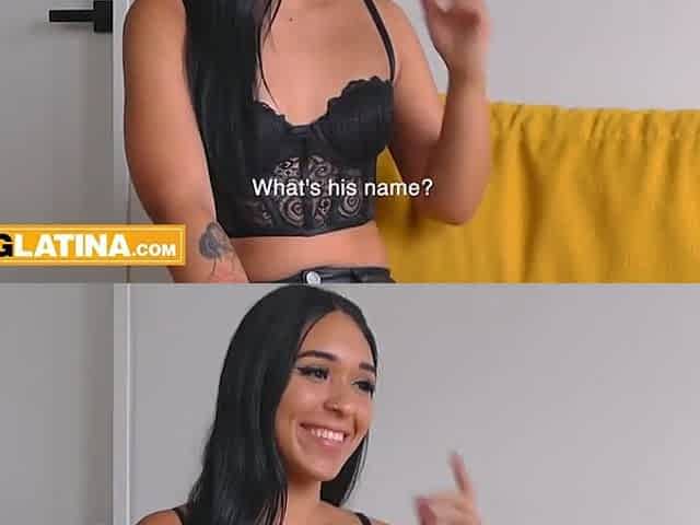 Hawt Latin babe drank giant white wang and enjoyed coarse banging