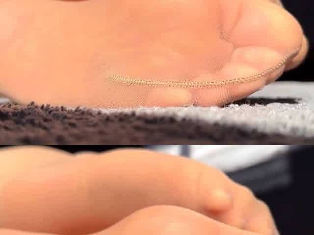 Linsey Dawn solo foot fetish