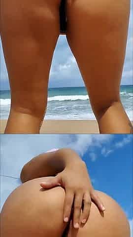 Nasty pair on the beach