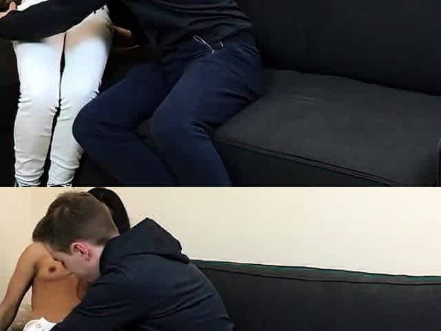 Classy amateur teen fucked deeply doggystyle