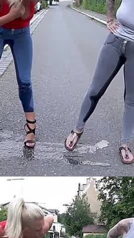 Street Pissing Girls
