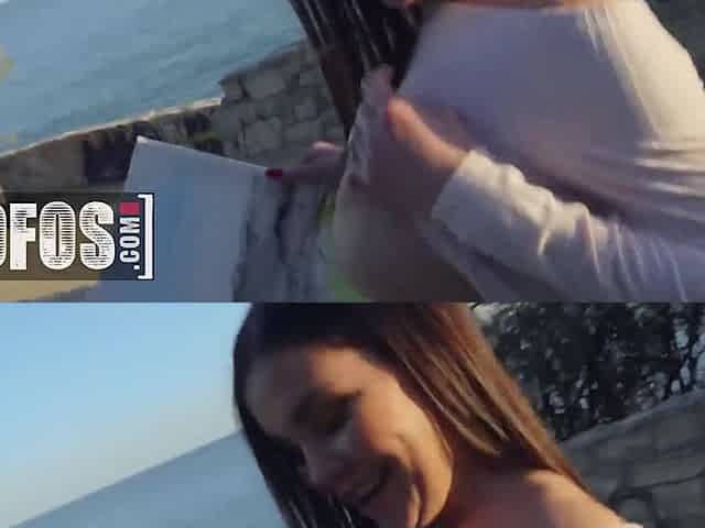 Gorgeous Babe Sasha Cox Takes a Fat Cock in Public