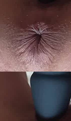 Pussy and Anal Masturbation in Bedroom