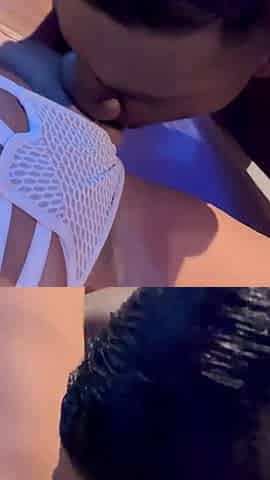 Hawt married woman giving anal-act of love to a ebony dude in front of her cuckolded spouse.