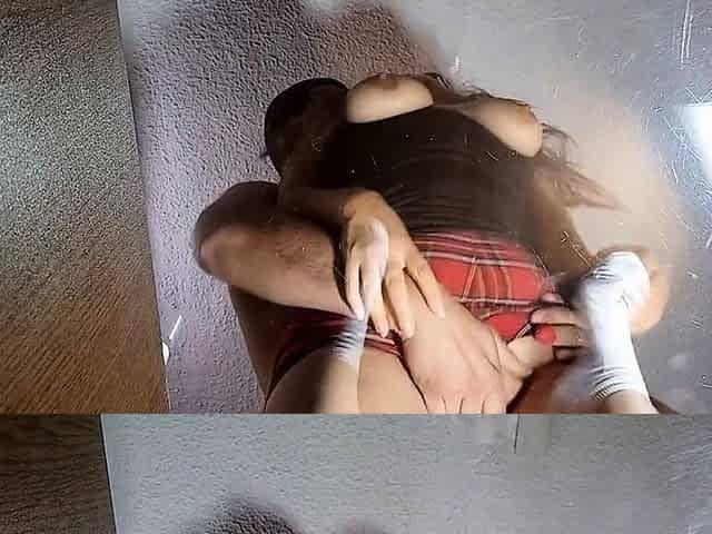 Stepdad's Cock Milked by Big-Ass Schoolgirl