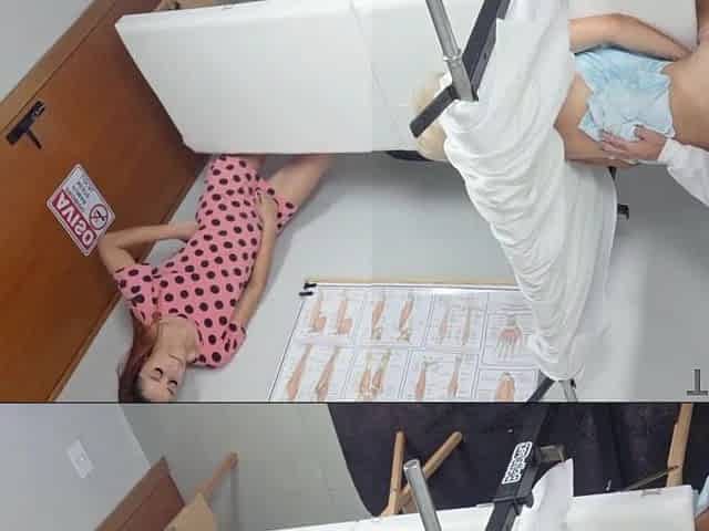 Stepmother takes stepdaughter to the ribald doctor for tests!