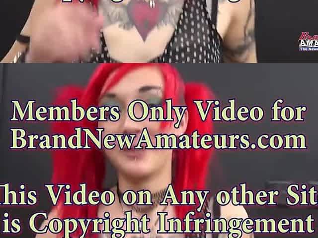 Skinny Redhead Jackie Gives A Rimjob And Sucks A Cock To Swallow Warm Cum
