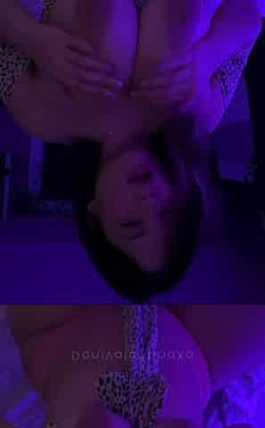 Curvy Latina Strips Down and Shows off Huge Titties