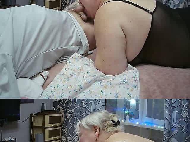 Cumming After Mother-in-law's Blowjob