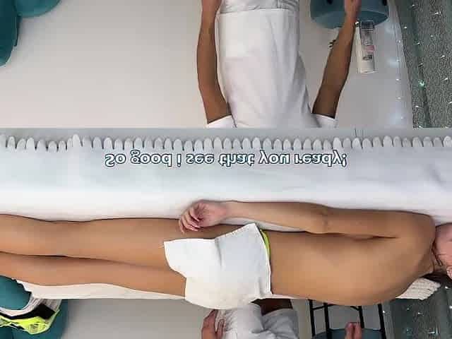Married Woman Cheats on her Spouse with a Masseur Right on the Table