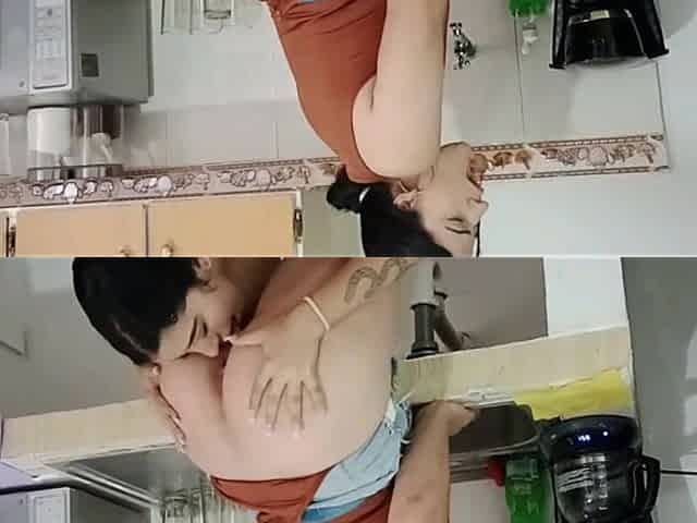 Lesbian Kisses End the Fuck