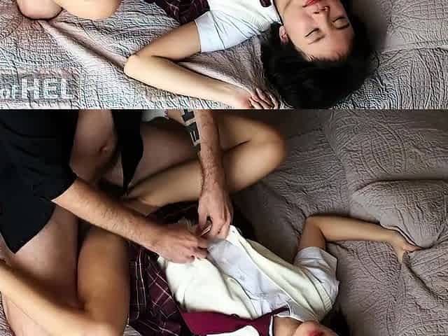 Girls Of Hell - I fucked my Asian teen stepdaughter - B