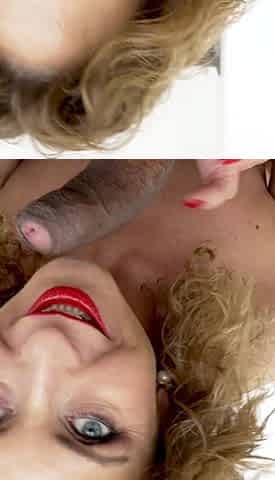 Julia North Interracial POV blowjob