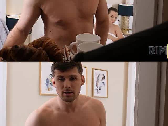 RIM4K. Pair is so lascivious that they invite hotel worker for three-some