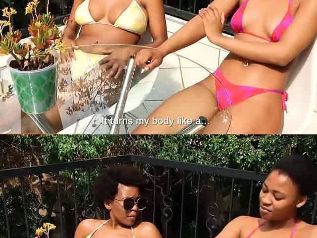 Amateur Ebony Lesbians Licking Pussy In Homemade Sextape