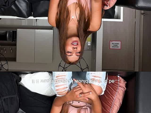 Big Tits Latina Babe Rides Big Cock POV