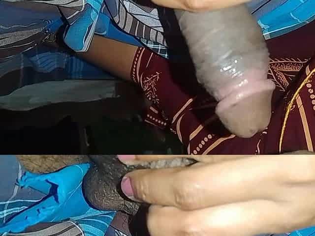 Indian Village Girl Puts Her Husband's Penis in Her Mouth and Both of Them Enjoy It