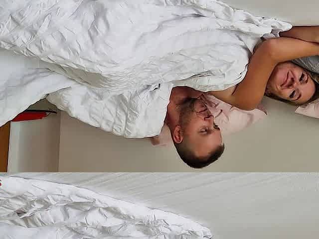 Spouse wakes up wife when, that guy sticks a plug into her booty and then makes her groaning loud